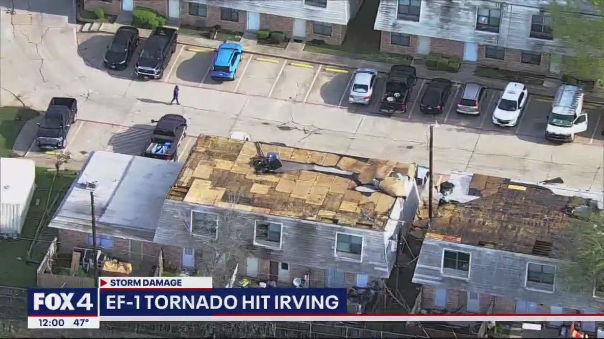 EF-1 tornado confirmed in Irving