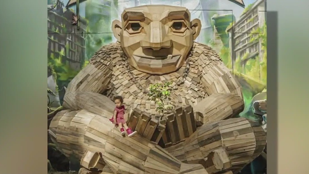 巨型妖怪雕塑将被安装在皮斯公园