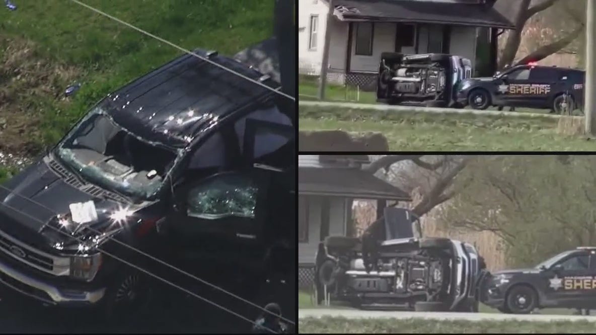 Wanted suspect flees police, crashing into K-9 officer unit in Macomb County