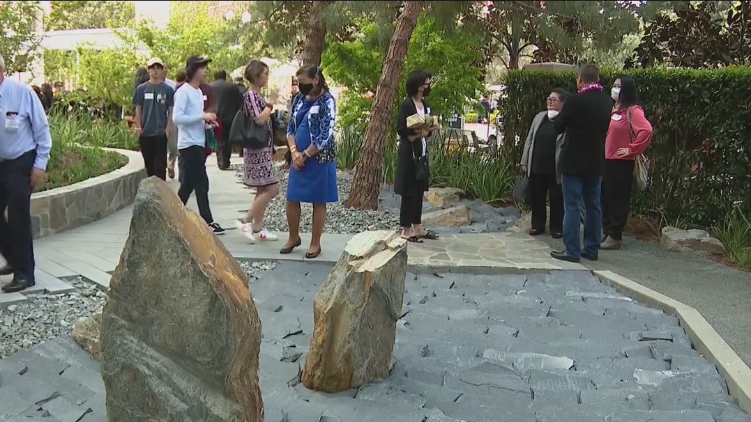 USC dedicates rock garden to ease pain of racism against Japanese-American students in 1940s
