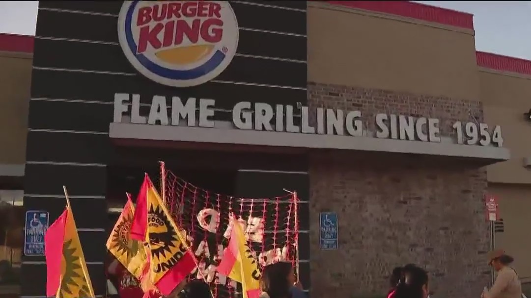 Workers at San Jose Burger King protest unsafe and poor working conditions