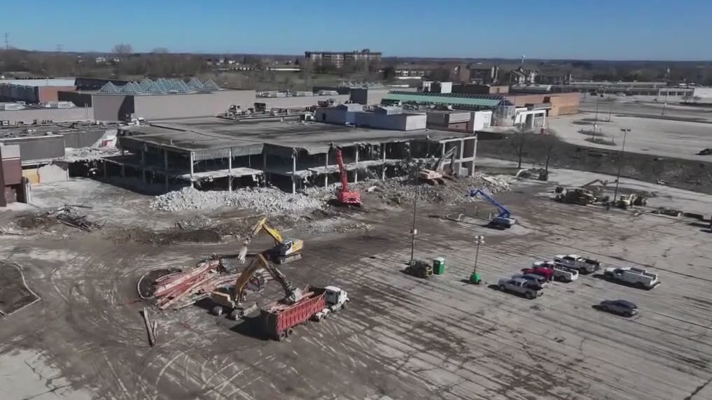 First phase of Northridge Mall demolition nearly done