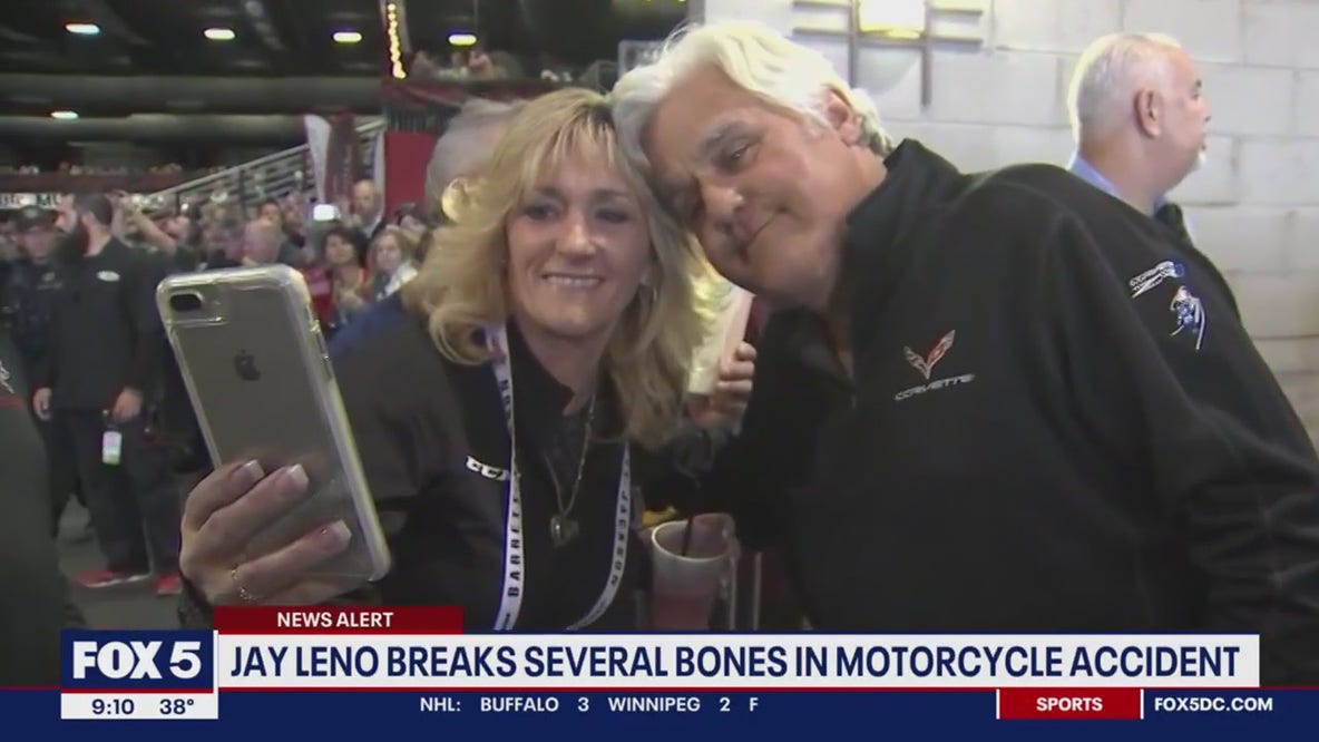 Jay Leno breaks several bones in motorcycle accident