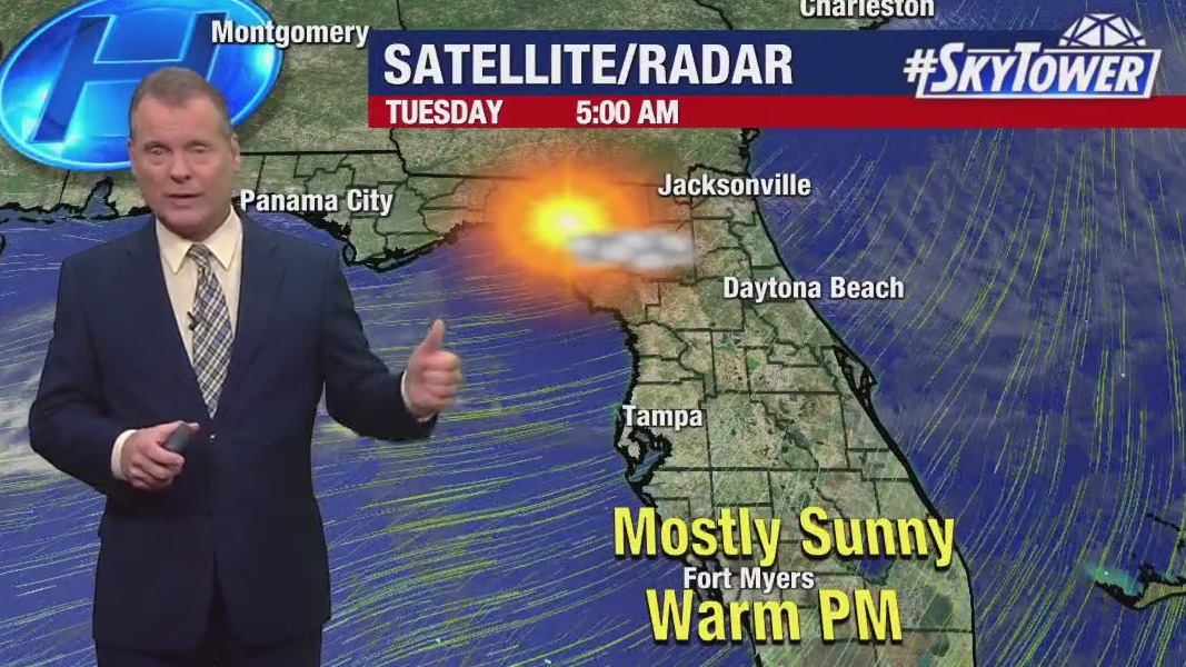 Tampa weather | quiet, dry day starts cool