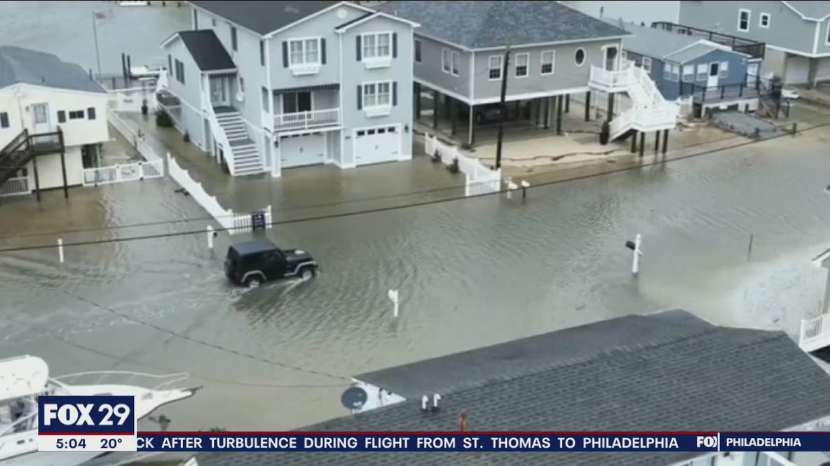Winter storm leads to coastal flooding, traveling issues along the Jersey Shore