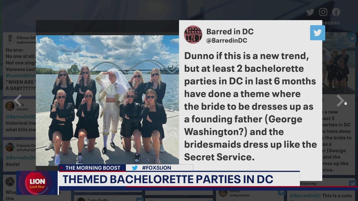 Presidential themed bachelorette parties in DC