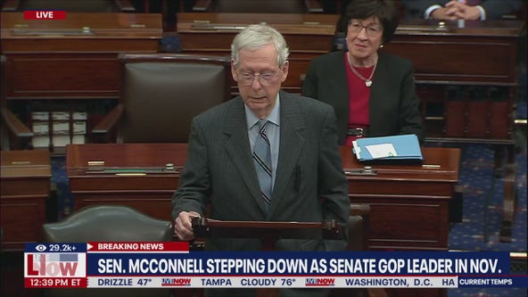 McConnell stepping down as senate GOP leader