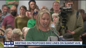 St. Paul meeting on Summit Avenue proposed bike lane