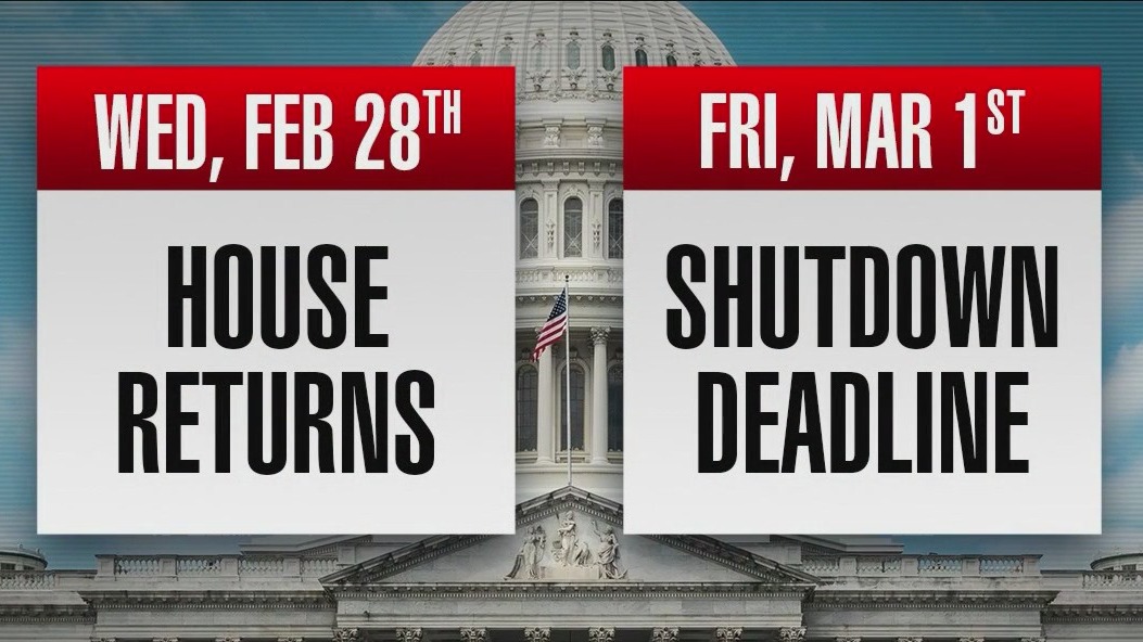 Government shutdown looms as Congress works on budget