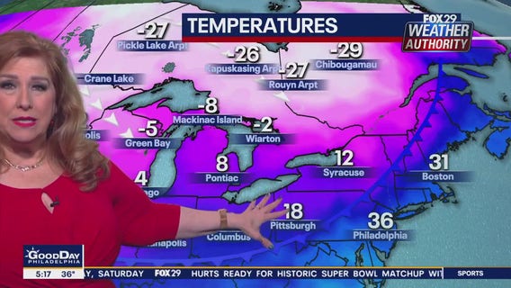 Weather Authority: Friday, 5 a.m. forecast