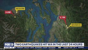 3.6-magnitude earthquake hits near Sequim, Washington