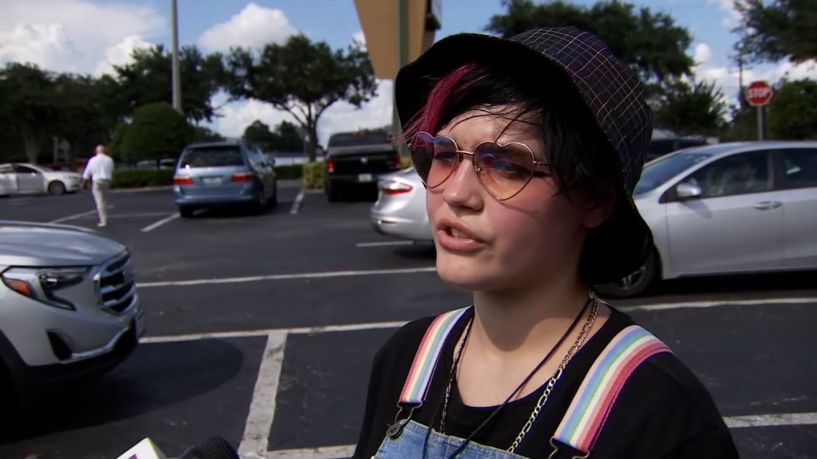 13-year-old activist, who was arrested, returns to rally