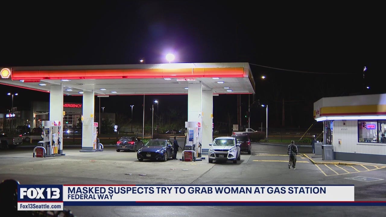 Possible attempted kidnapping at Federal Way gas station FOX 13 Seattle