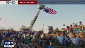 Barron County police shooting: Thousands turn out for memorial for officers