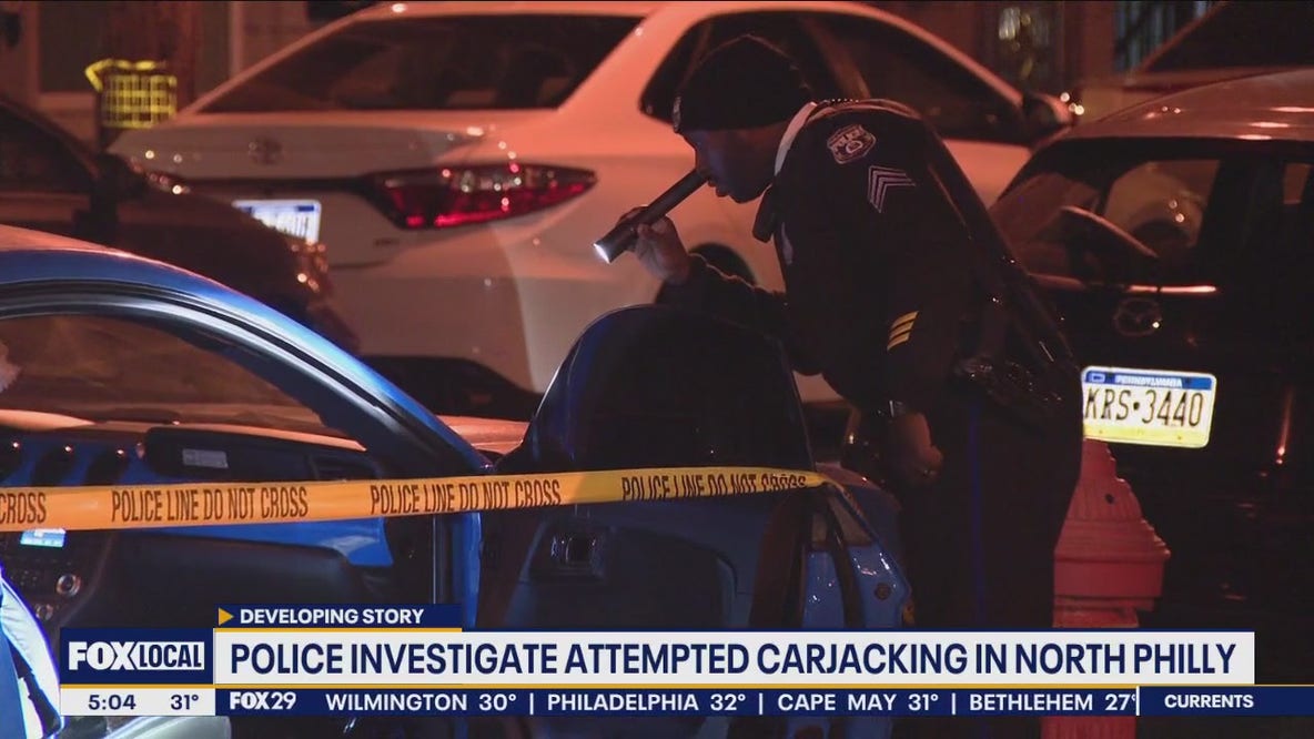 Police investigate attempted carjacking in North Philadelphia