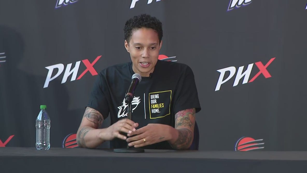 Full news conference: Brittney Griner holds 1st public speaking event since return to Arizona