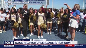 Oxon Hill Cheerleaders at National Harbor!