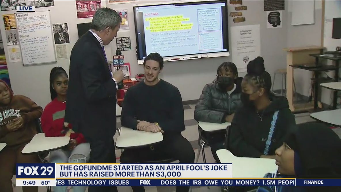 GoFundMe started for North Philadelphia teacher to buy new shoes