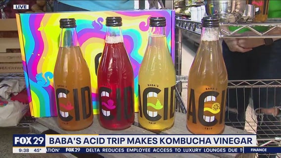 Old City market selling kombucha vinegars to make your own creations