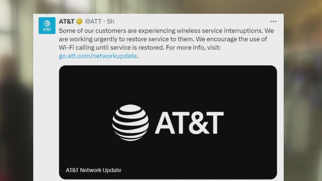 AT&T outage restored; travelers impacted