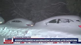 California snowstorm strands residents, vacationers in San Bernardino mountains | LiveNOW from FOX