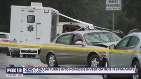 Deadly crash becomes homicide investigation