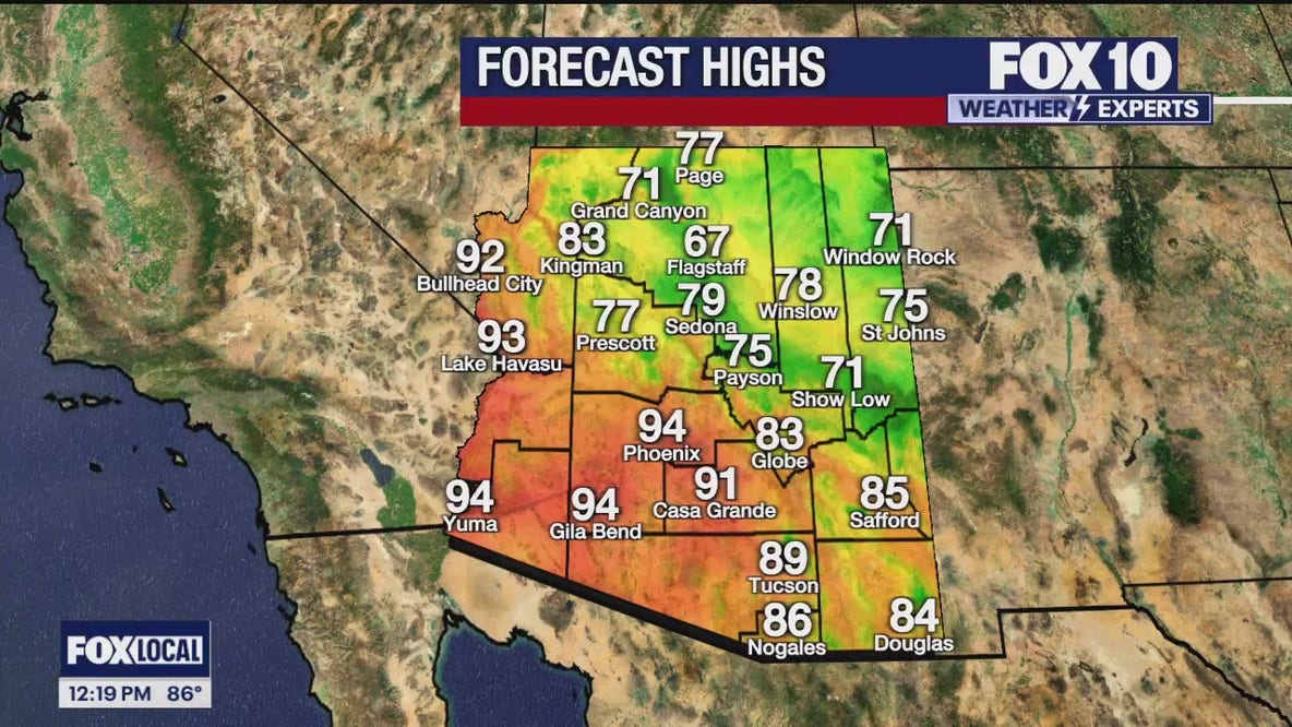 Noon Weather Forecast - 4/11/24
