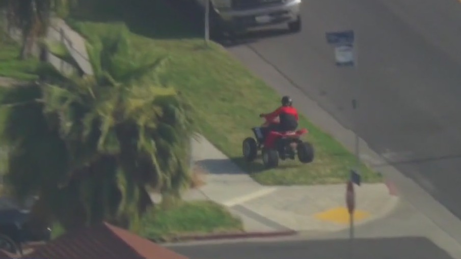 Shooting suspect leads police chase on ATV