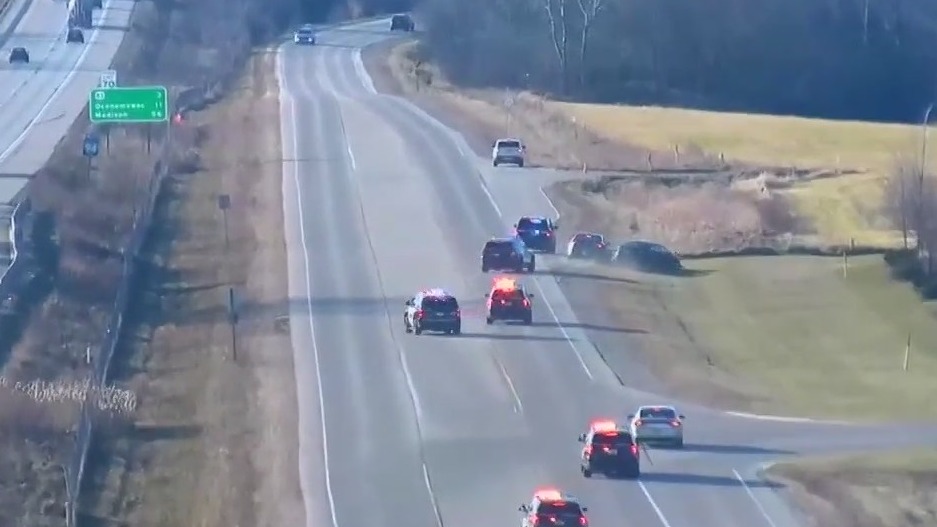 Multi-state police chase ends in Delafield