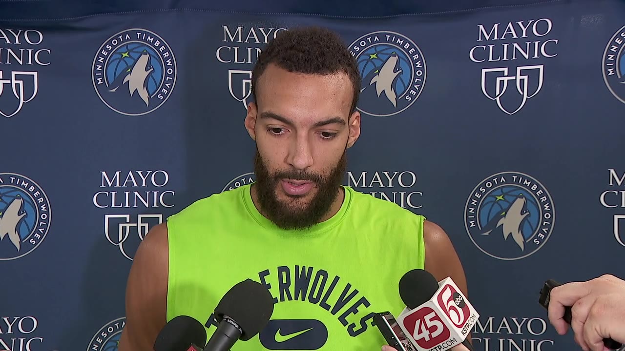 Timberwolves center Rudy Gobert moving on from punching Kyle Anderson