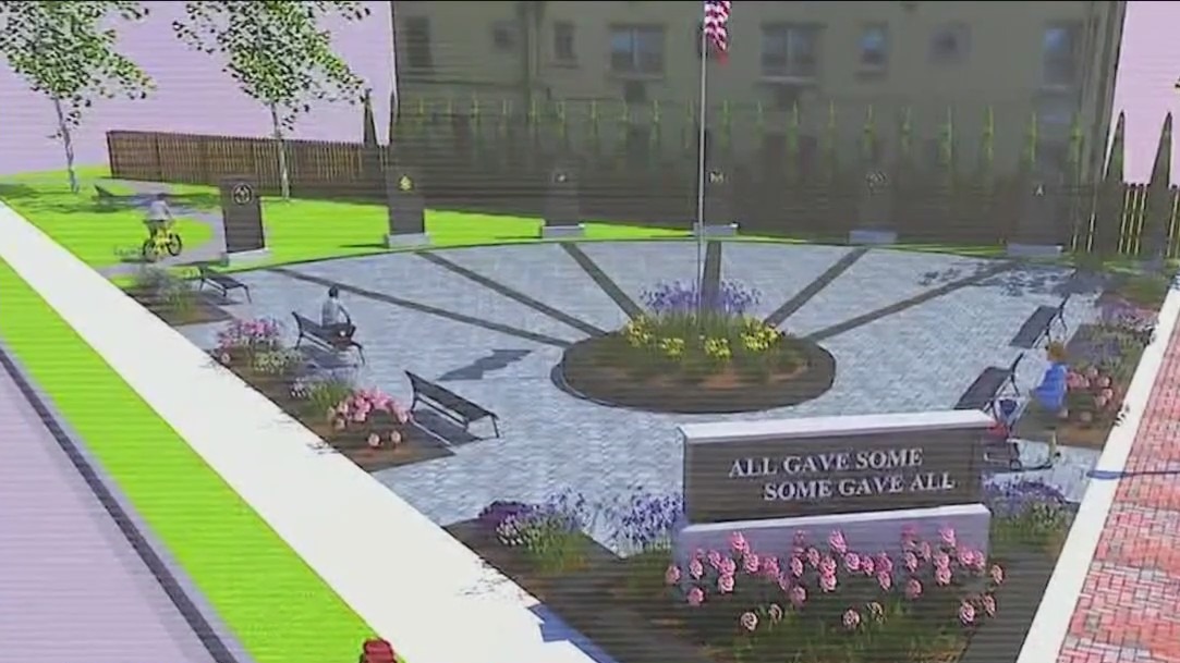 River Grove officials break ground on new veterans memorial