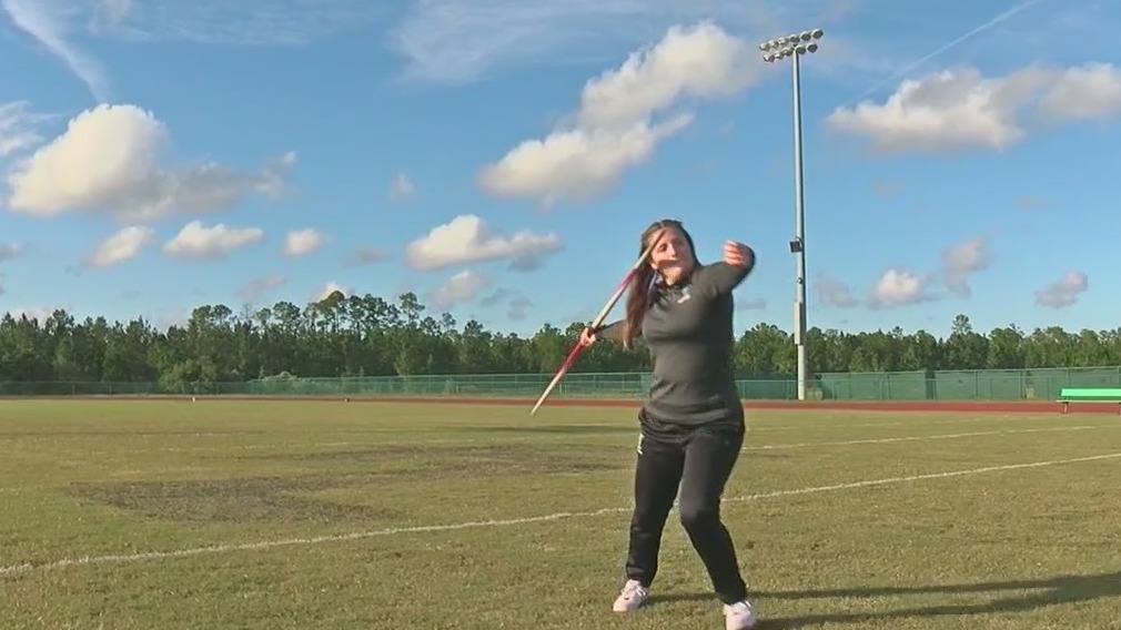Daytona Beach student athlete wins National Championship in javelin