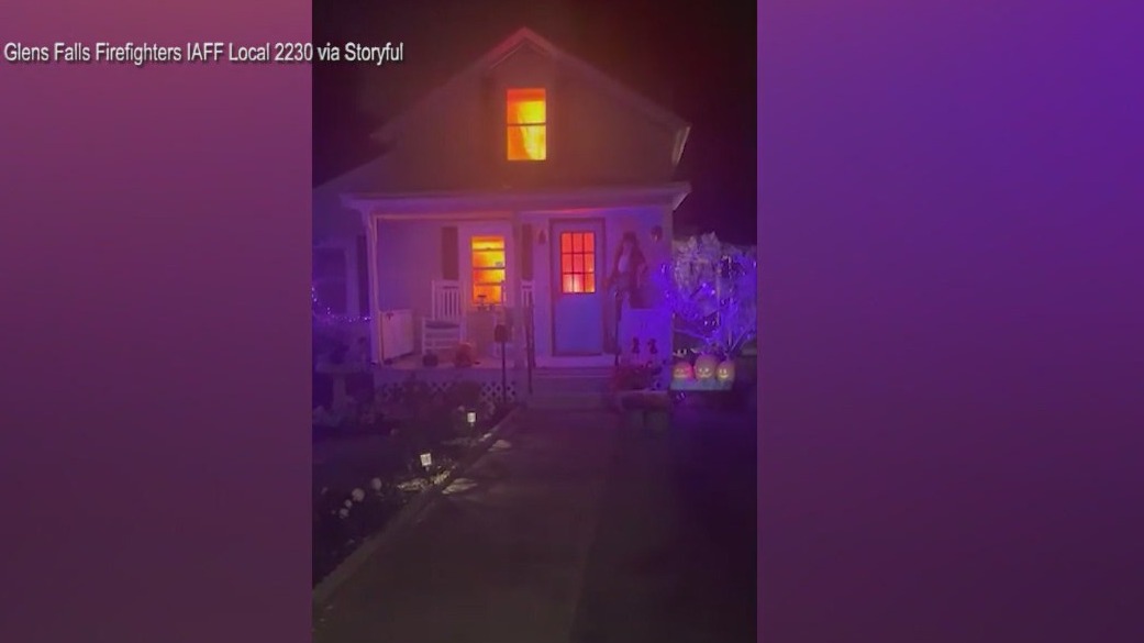 Homeowner's Halloween display prompts firefighter response
