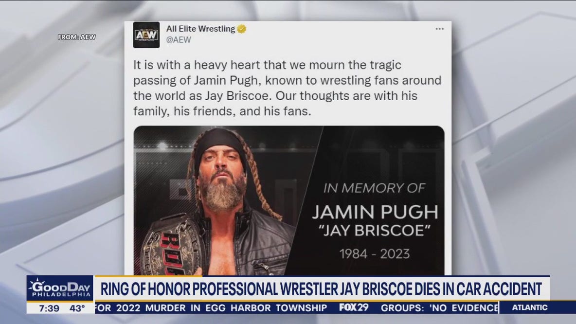 Ring of Honor pro wrestler Jay Briscoe dies at 38