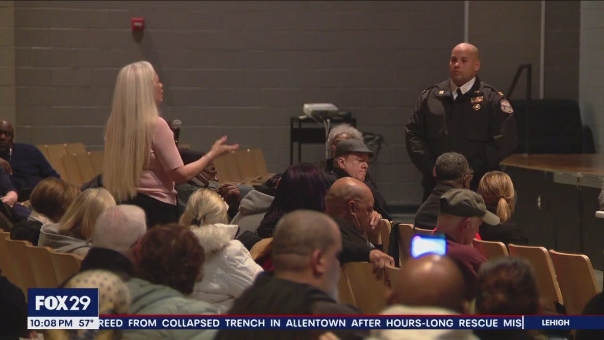 Philadelphia police hold public meeting to address concerns about quadruple shooting in Mayfair