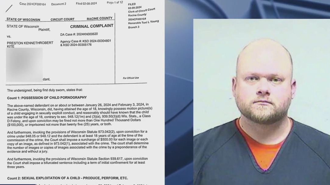 Racine County deputy faces child porn charges