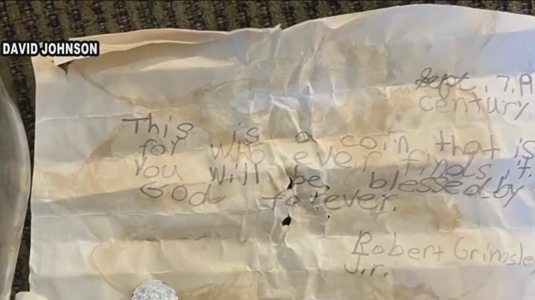 Across America: Man finds message in a bottle from 1985