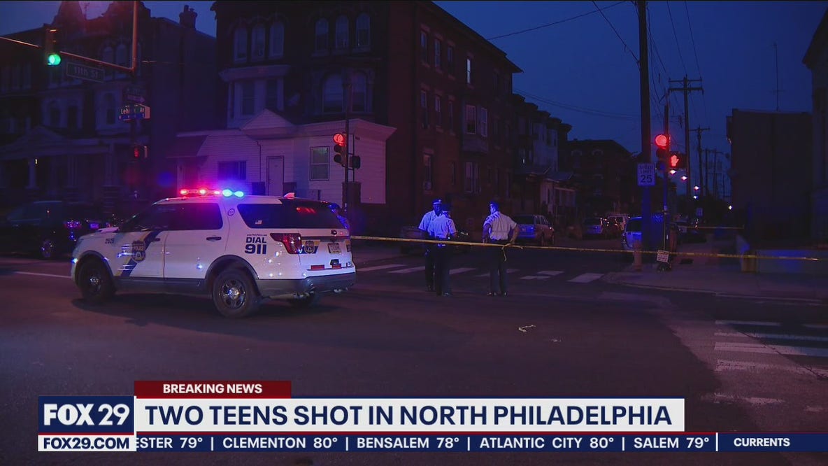 Double shooting leaves 15-year-old in critical condition in North Philadelphia, police say