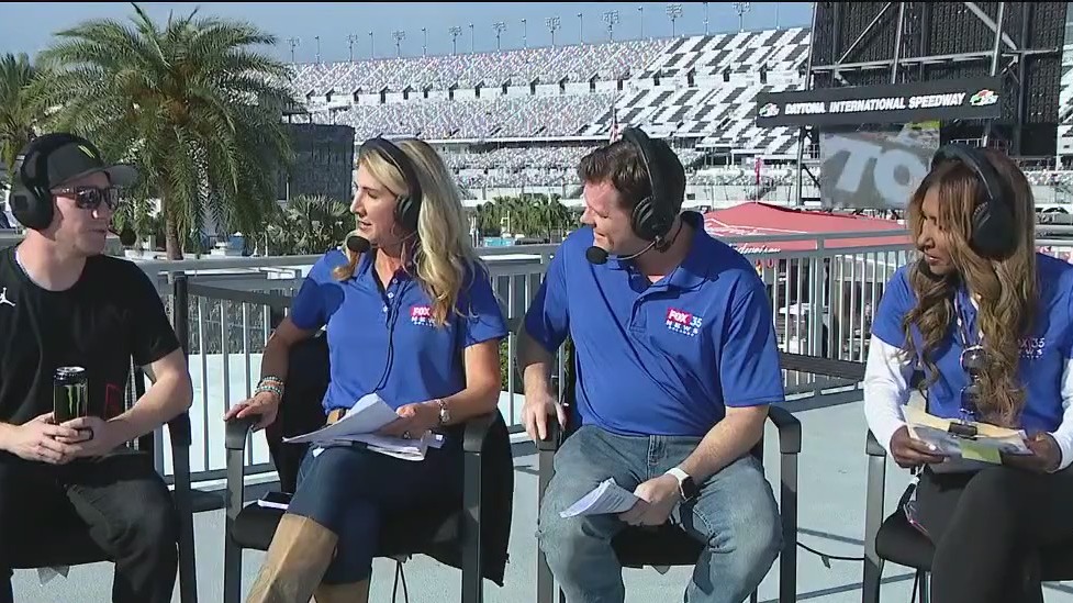 Daytona 500: Tyler Reddick joins Good Day Orlando at the track