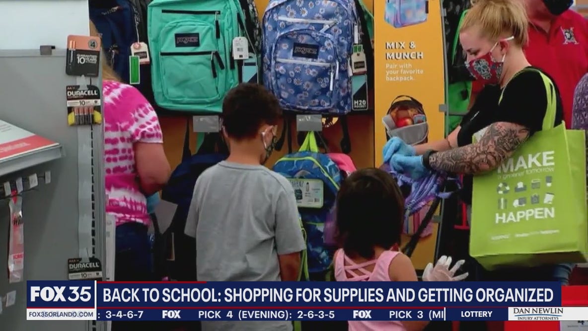 Back to school: Shopping for supplies and getting organized