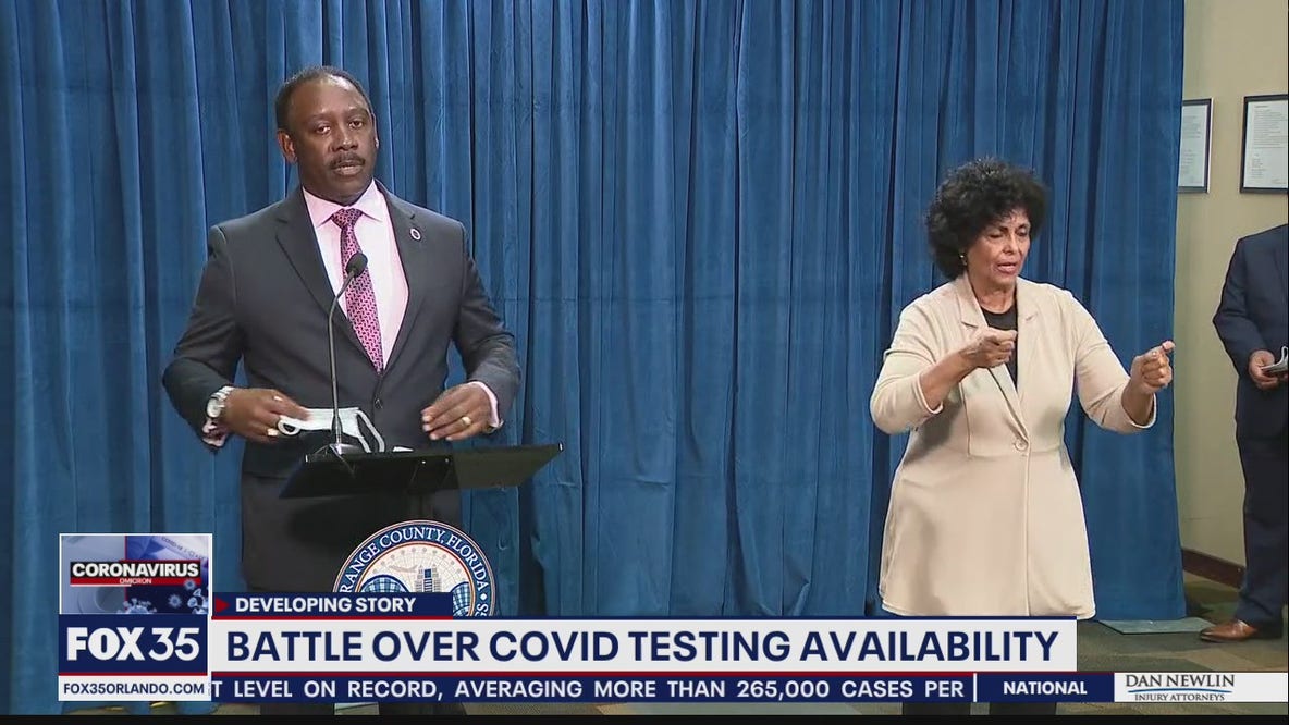 Florida officials, Orange County Mayor dispute over COVID-19 testing