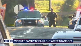Victim's family speaks out after deadly standoff