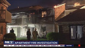 Massive apartment fire breaks out in McHenry
