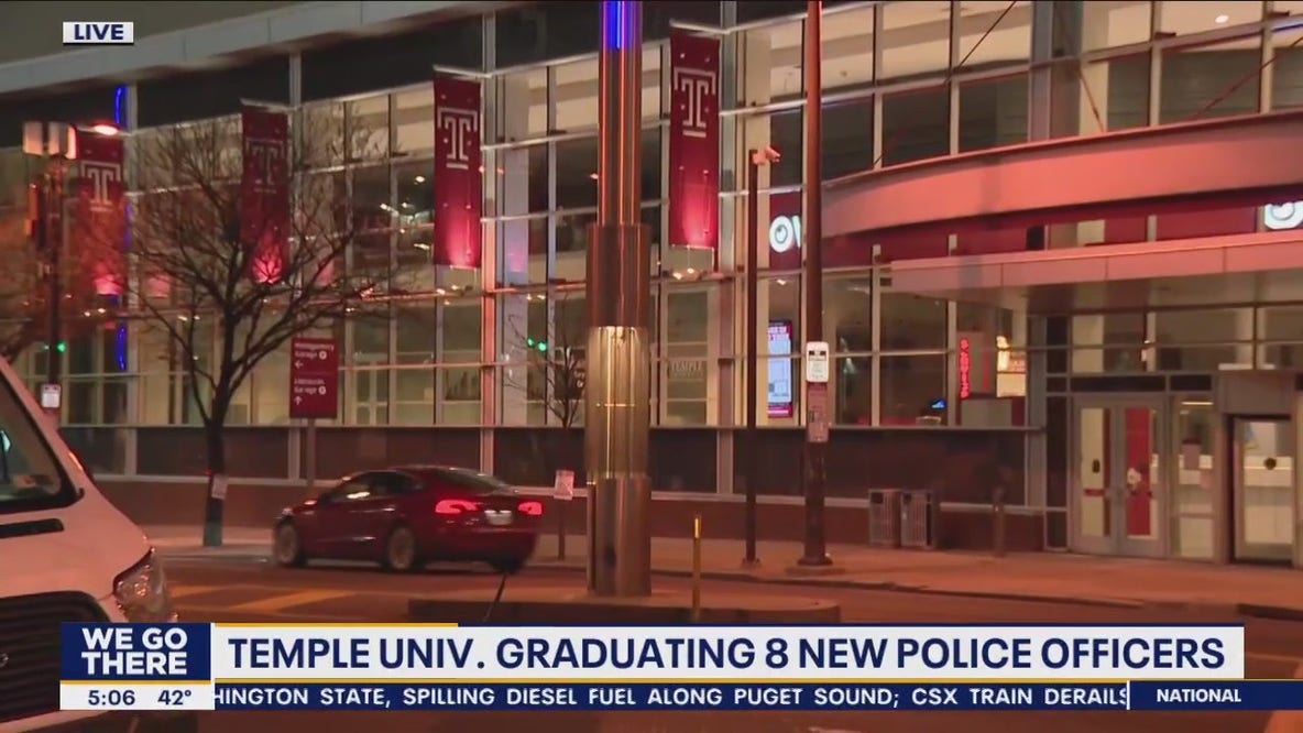 Temple University, Philadelphia police departments swearing in new officers