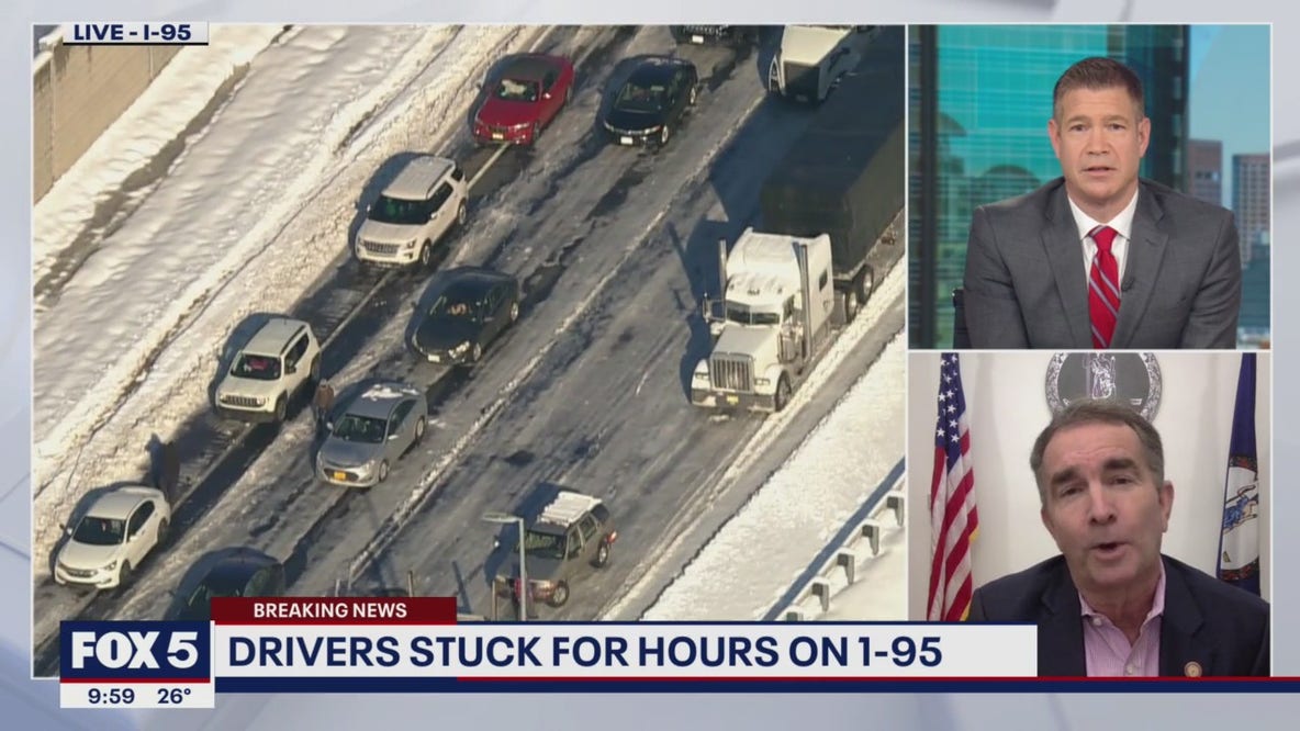 I-95 Shutdown: Virginia Gov. Northam speaks with FOX 5 about the Interstate 95 shutdown