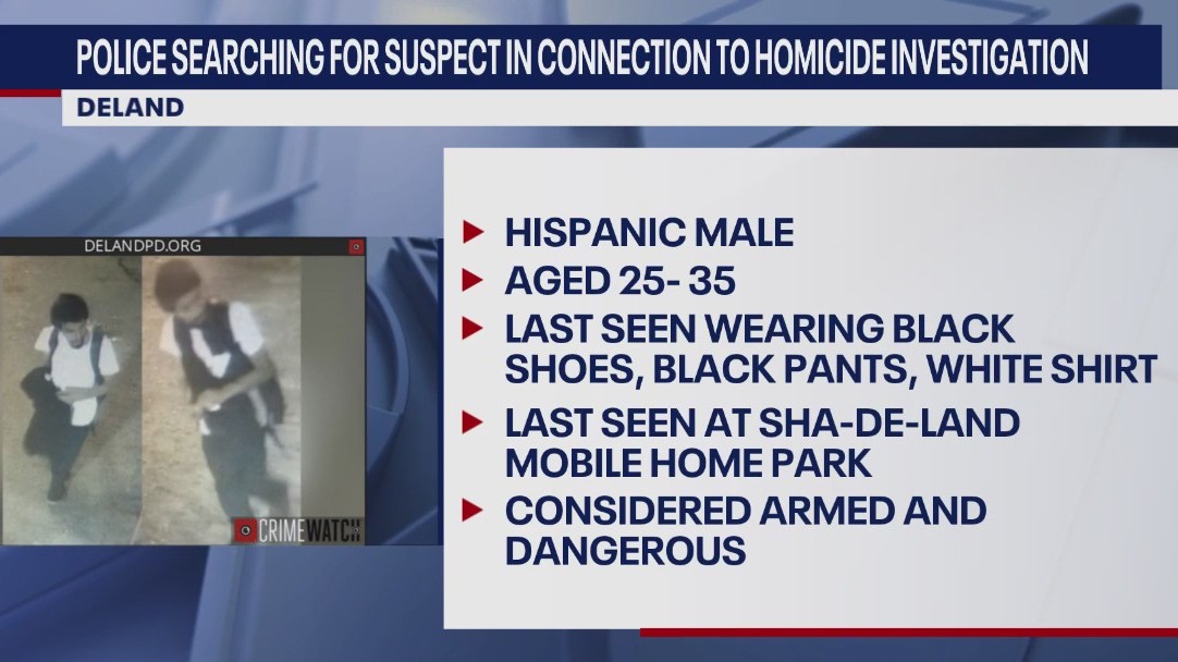 Police seek suspect in deadly DeLand shooting