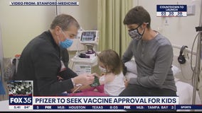 Pfizer to seek vaccine approval for kids