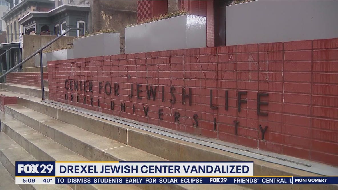 Drexel University Jewish center vandalized by masked group: officials