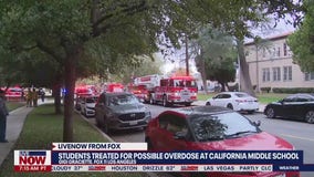 Several students treated for possible 'cannabis overdose' at California middle school