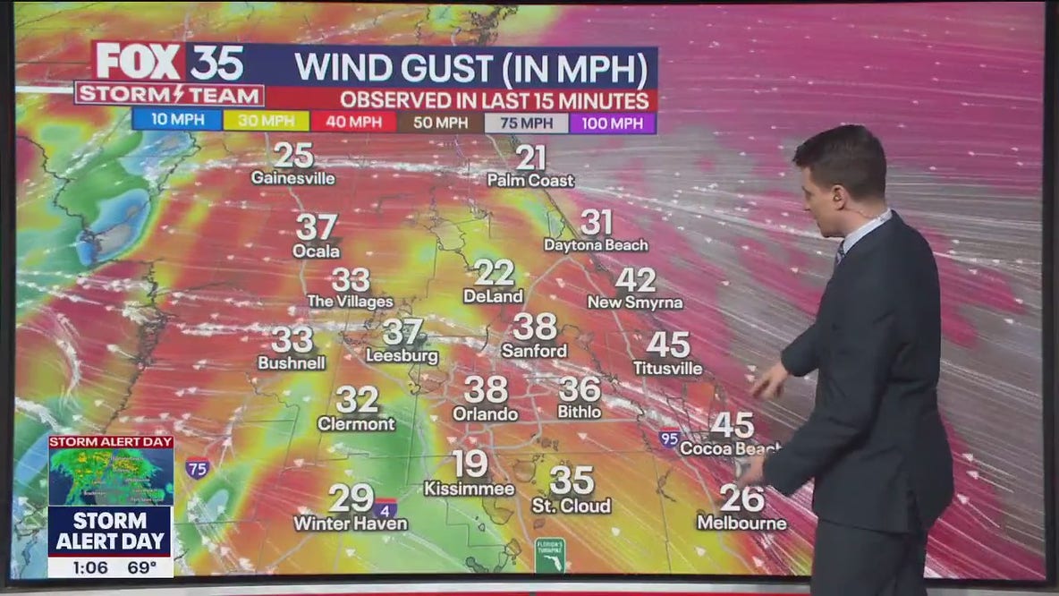 Florida weather update 1am: Here's the latest